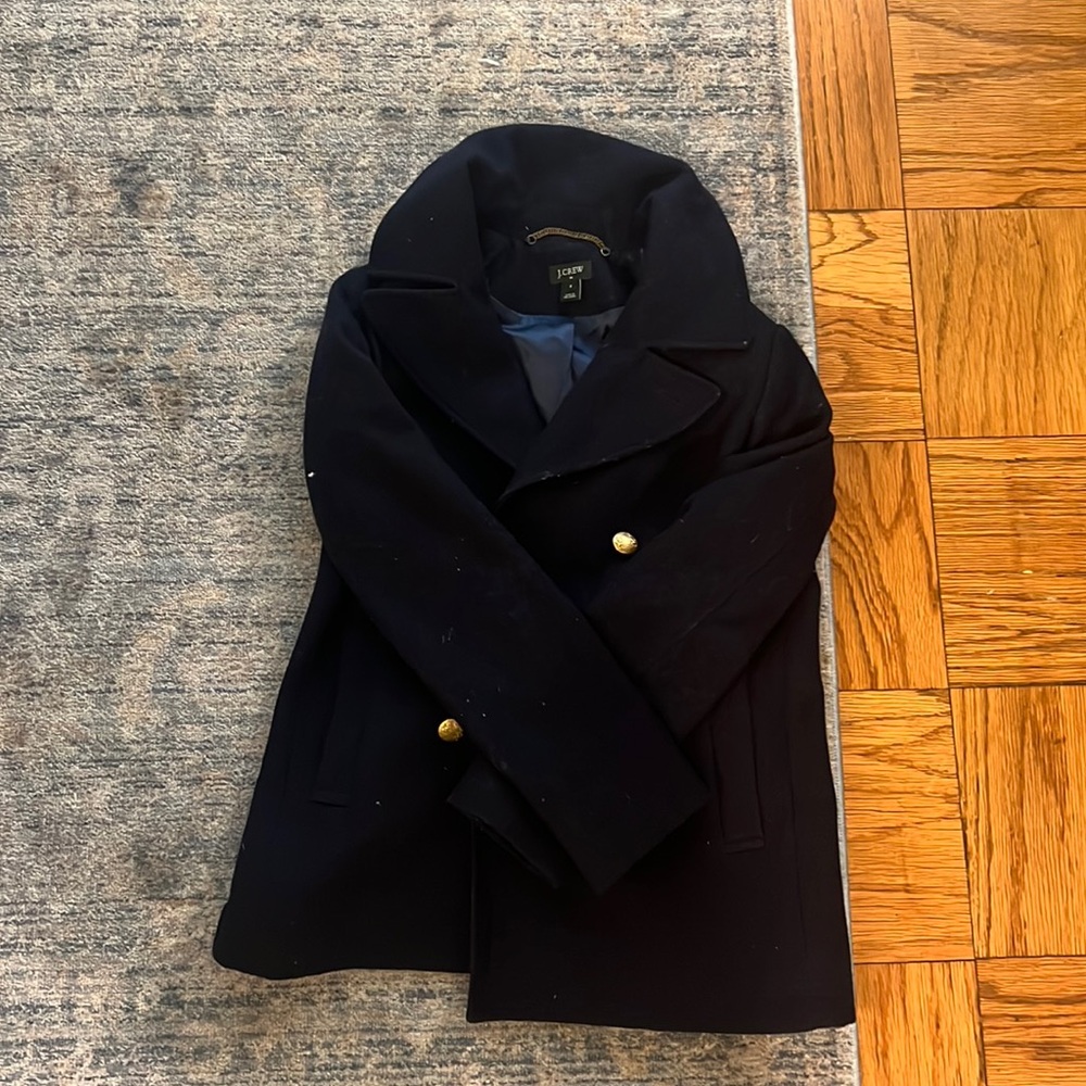 Navy J.CREW peacoat